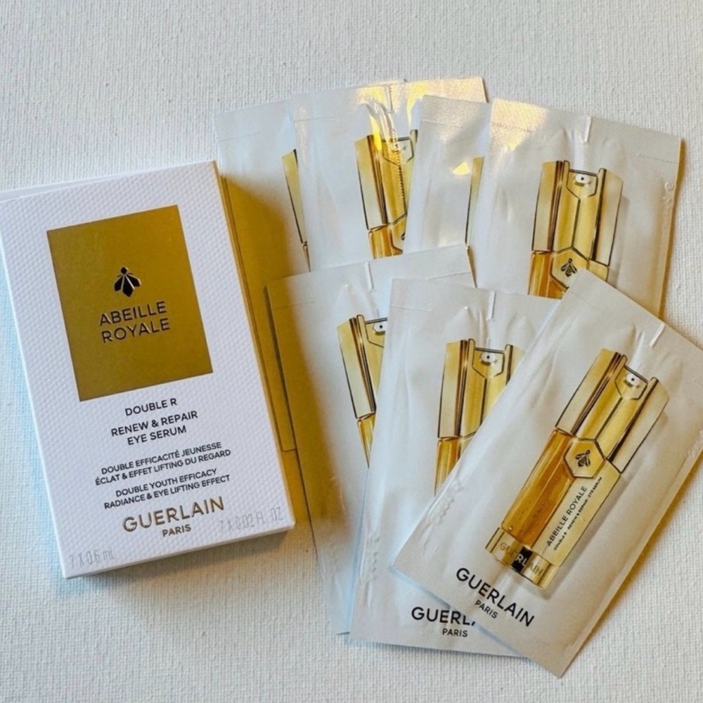 GUERLAIN ABEILLE ROYALE AGE-DEFYING PROGRAMME 6 PIECE SET W/ BAG - Picture 13 of 15
